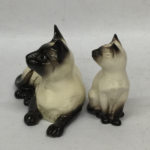 750 - TWO BESWICK SIAMESE CATS