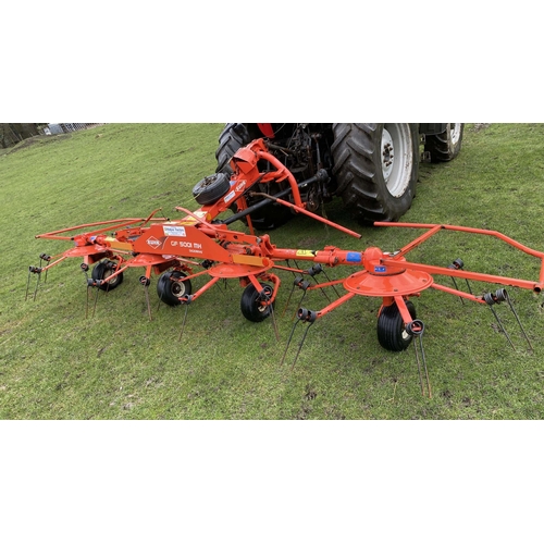 224 - KUHN GF 5001- MH DIGIDRIVE FOUR ROTOR HAY TEDDER & MANUAL + VAT