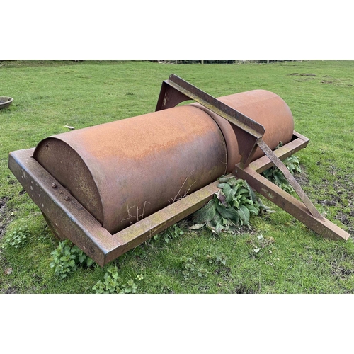 227 - 8 FT. FLAT BALLAST LAND ROLLER  + VAT