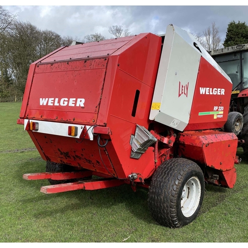 231 - WELGER ROUND BALER RP220 PROFI  + VAT