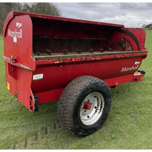 240 - MARSHALL MS75 2021 MANURE SPREADER  + VAT