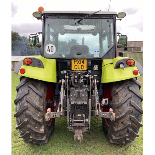 241 - CLAAS 340 AXOS 4 WHEEL DRIVE TRACTOR REG. NO. PX14 CLO  FIRST REGISTERED MARCH 2014  1850 HOURS ONE ... 