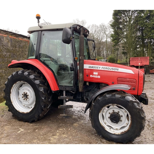 242 - MASSEY FERGUSON 5455 4 WHEEL DRIVE  TRACTOR 6009 HOURS REG. NO. PN06RZA FIRST REGISTERED JULY 2006  ... 