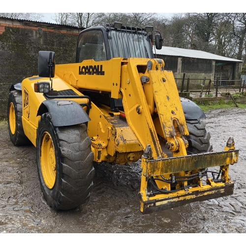 244 - JCB 540 LOADALL REG. NO. T431 WWY FIRST REGISTERED MAY 1999 2586 HOURS WITH LOG BOOK & PARTS BOOK (T... 