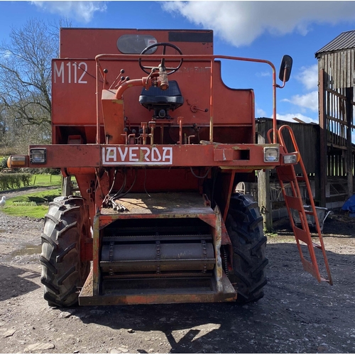 248 - LAVERDA 112 COMBINE HARVESTER 12' CUT REG. NO. LFV824T FIRST REGISTERED SEPTEMBER 1978 -  3161 HRS W... 