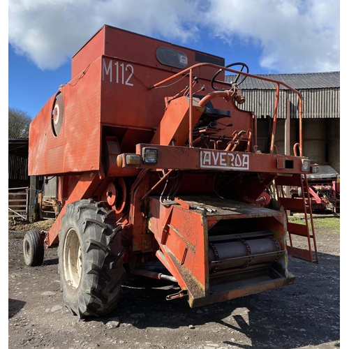 248 - LAVERDA 112 COMBINE HARVESTER 12' CUT REG. NO. LFV824T FIRST REGISTERED SEPTEMBER 1978 -  3161 HRS W... 