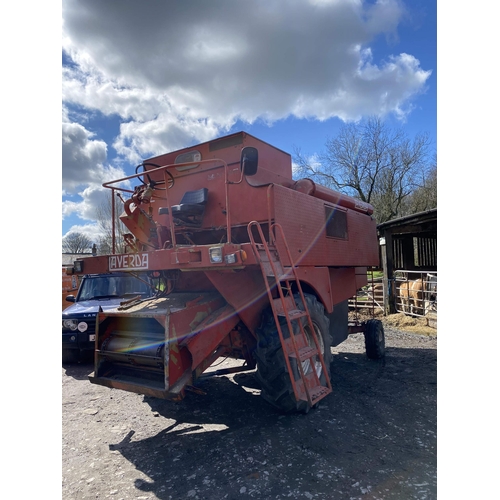 248 - LAVERDA 112 COMBINE HARVESTER 12' CUT REG. NO. LFV824T FIRST REGISTERED SEPTEMBER 1978 -  3161 HRS W... 