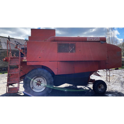 248 - LAVERDA 112 COMBINE HARVESTER 12' CUT REG. NO. LFV824T FIRST REGISTERED SEPTEMBER 1978 -  3161 HRS W... 