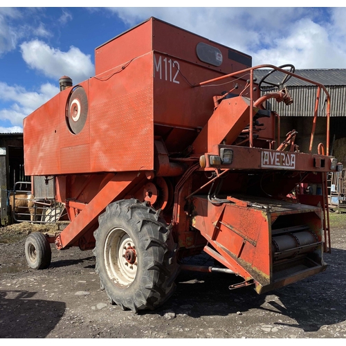 248 - LAVERDA 112 COMBINE HARVESTER 12' CUT REG. NO. LFV824T FIRST REGISTERED SEPTEMBER 1978 -  3161 HRS W... 