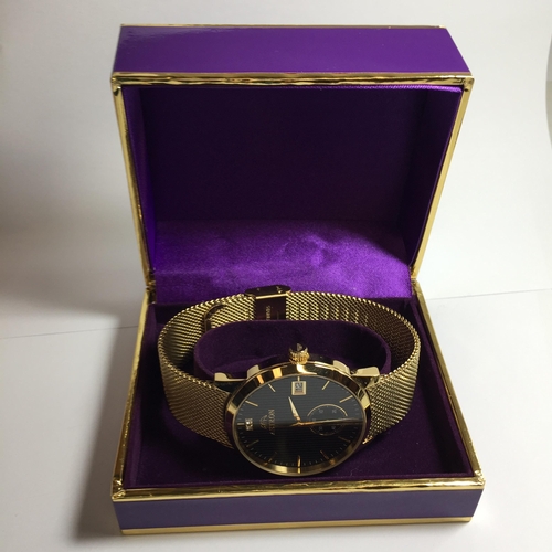 Astron gold plated watch on sale