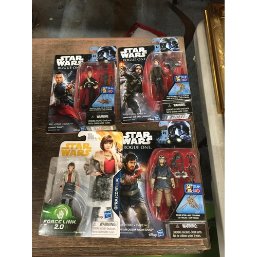 958 - A GROUP OF SEALED STAR WARS ROGUE ONE FIGURES