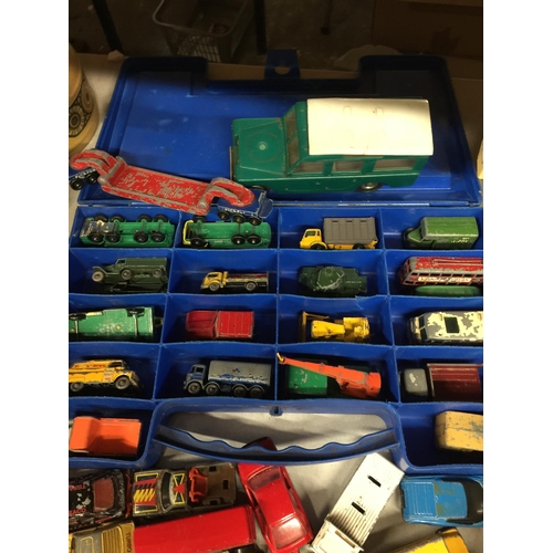 962 - A LARGE GROUP OF TOYS, DIECAST VEHICLES, EDDIE STOBART BOXED TRUCK ETC