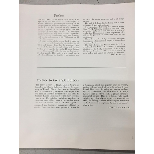 882 - A BOOK ON THE LIFE AND ART OF SIR WILLIAM RUSSELL FLINT