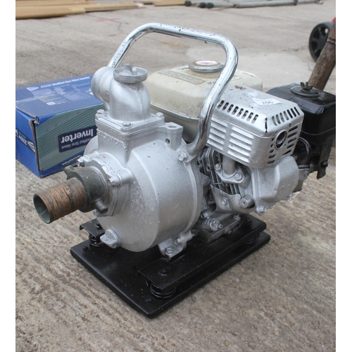 907 - PETROL HONDA WD 20X WATER PUMP  NO VAT