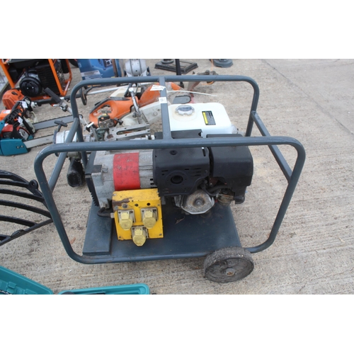 928 - HONDA 110V  SITE GENERATOR (WORKING)  NO VAT