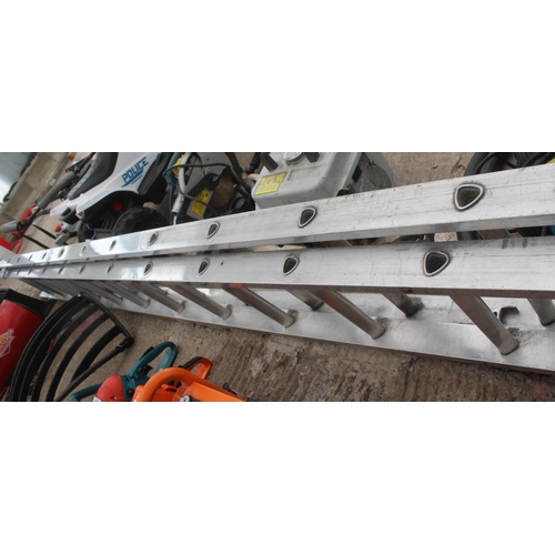 935 - LARGE DOUBLE LADDER  NO VAT