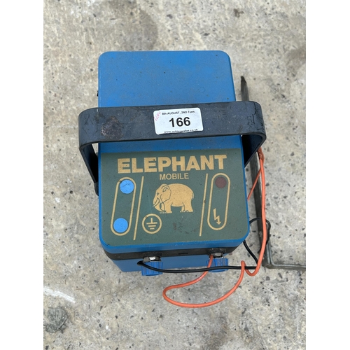 166 - AN ELEPHANT MOBILE ELECTRIC FENCE UNIT BELIEVED TO BE IN GOOD WORKING ORDER BUT NO WARRANTY GIVEN - ... 