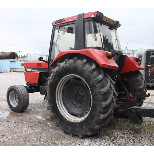 214 - A CASE IH TRACTOR 2  WHEEL DRIVE TRACTOR E783WUB FIRST REG 01/07/88 APPROX 10000 HOURS + VAT