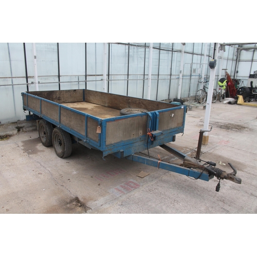 131 - A 2 TONNE DROP SIDE TRAILER 5' X 10' NO VAT