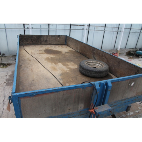 131 - A 2 TONNE DROP SIDE TRAILER 5' X 10' NO VAT