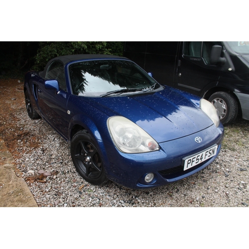 191 - TOYOTA MR2 ROADSTER VVTI PETROL CONVERTIBLE PF54FSN FIRST REG 31/01/05 MOT EXPIRED 14/07/24 APPROX 7... 