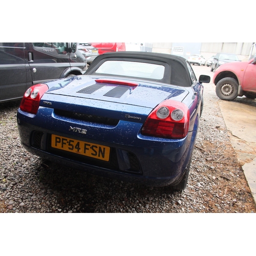 191 - TOYOTA MR2 ROADSTER VVTI PETROL CONVERTIBLE PF54FSN FIRST REG 31/01/05 MOT EXPIRED 14/07/24 APPROX 7... 