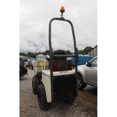 207 - 2014 TEREX 1T HIGH TIP DUMPER  GOOD RUNNER + VAT