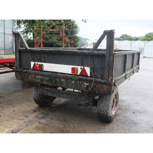 257 - A 4 TONNE TIPPING TRAILER  + VAT