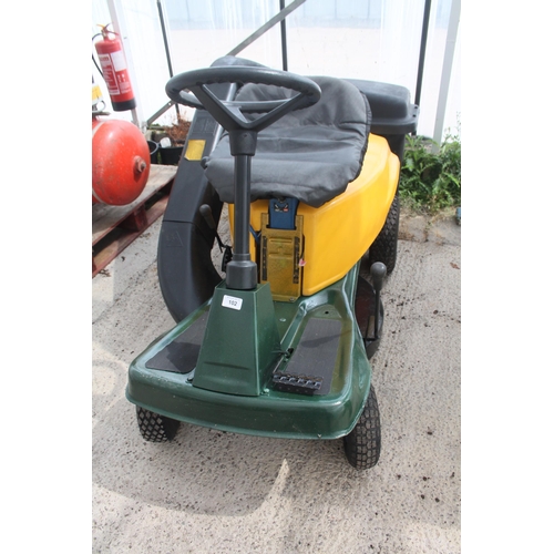 102 - A McCULLOCK  RIDE ON MOWER RUNNER NO VAT