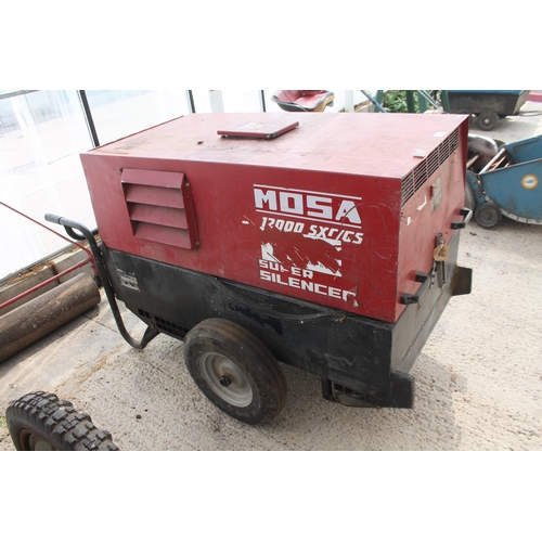 105 - MOSA GE 12000 SUPER SILENT  GENERATOR  NO VAT