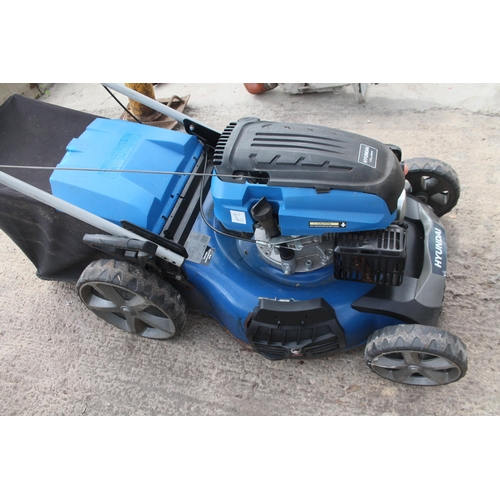 34 - A HYUNDIA 173CC OHV LAWN MOWER + VAT