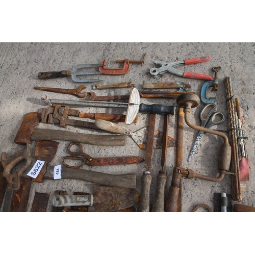 484 - MIXED LOT OF TOOLS  NO VAT