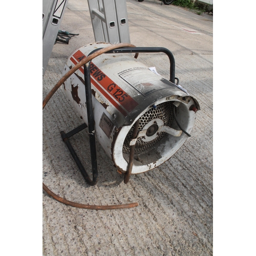 535 - ANDREWS GT125 SPACE HEATER  NO VAT