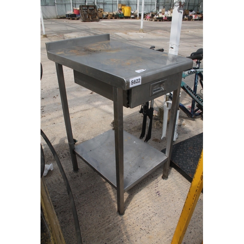 540 - STAINLESS TABLE  NO VAT