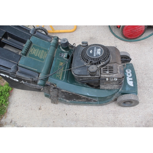 59 - ATCO QUANTRAM 35 LAWN MOWER IN WORKING ORDER NO VAT