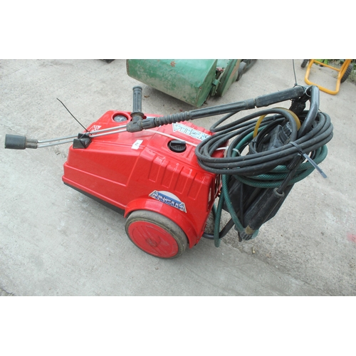 62 - ANGLIA PRESSURE WASHER WITH LANCE IN WORKING ORDER NO VAT