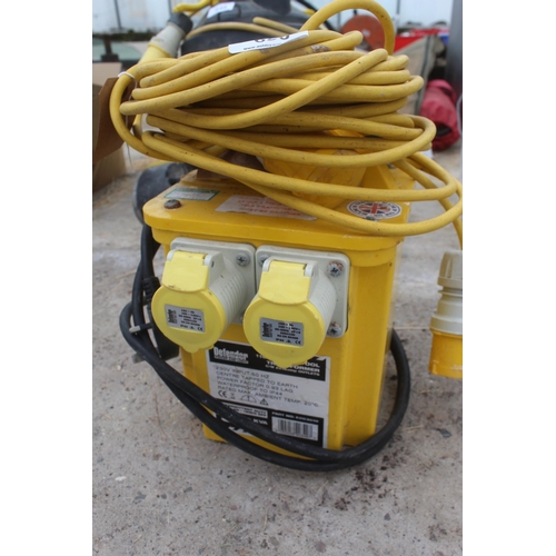 650 - TRANSFORMER AND EXTENSION CABLE (WORKING)  NO VAT