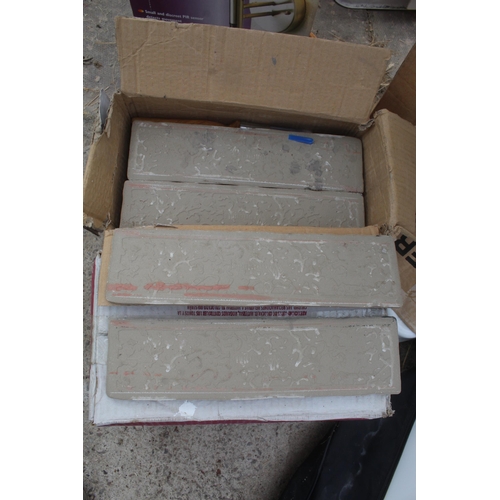 673 - BOX OF TILES  + VAT