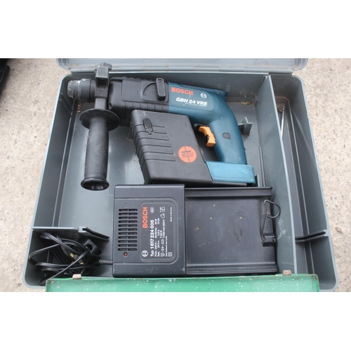 69 - BOSCH BATTERY 24V AND HITACHI (NEEDS NEW BATTERY)  NO VAT