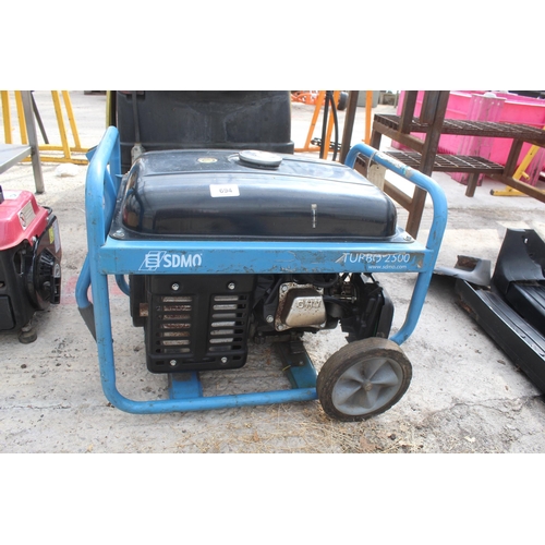 694 - SDMO TURBO 2500 BLUE GENERATOR  NO  VAT