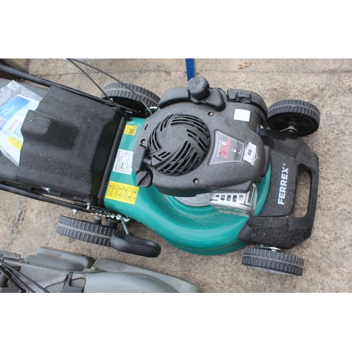 80 - FERREX 450E LAWN MOWER  NO VAT