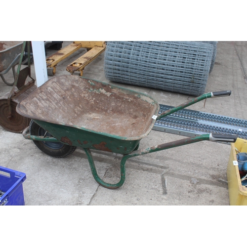 820 - GARDEN WHEELBARROW  NO VAT