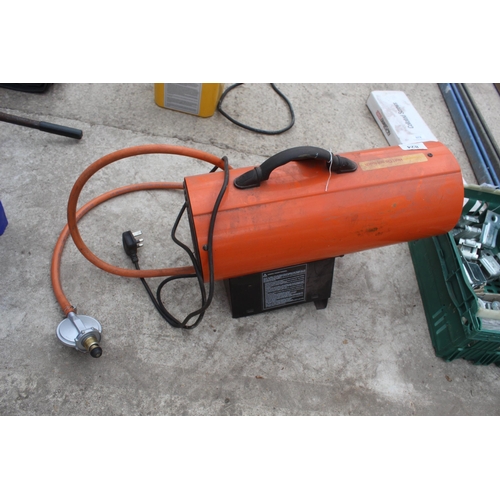 824 - FIREBALL PROPANE WORKSHOP HEATER  NO VAT