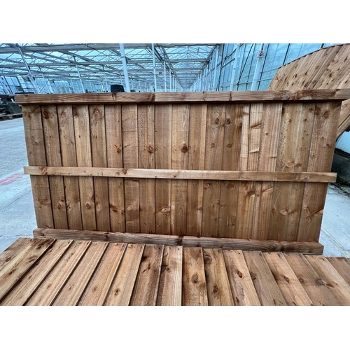 153 - 4 X FENCE PANELS HEAVY DUTY 6FT X 3FT   +  VAT