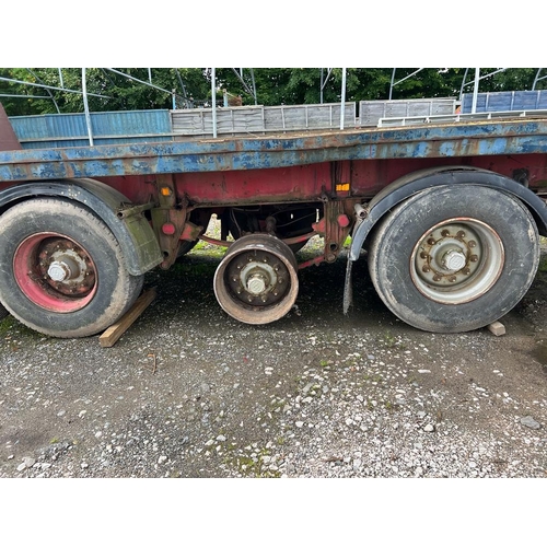 272 - FLAT BED 40 FOOT TRIAXLE TRAILER   NO VAT