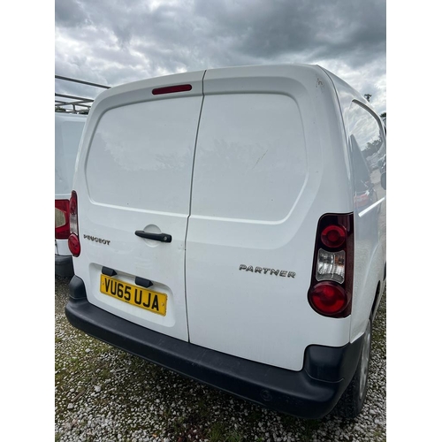 190 - A PEUGEOT PARTNER 850 SE L1 HDI PANEL VAN VU65 UJA MOT 20/08/23 190865 MILES RECENT NEW CAM BELT NO ... 