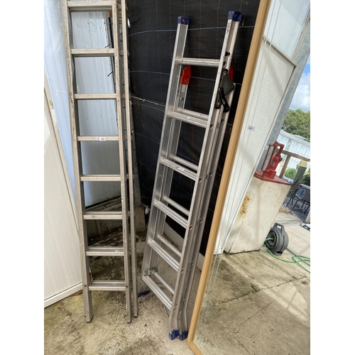 2056 - AN ABRU THREE WAY COMBINATION LADDER