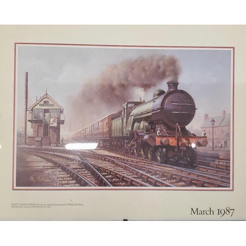 178 - FIVE PRINTS OF STEAM ENGINES
