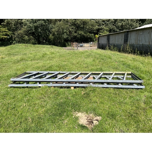 128 - 3  12FT FEED BARRIERS  +  VAT