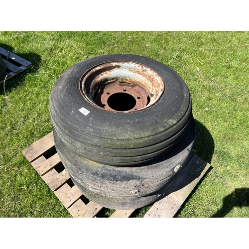 132 - 3   6 STUD WHEELS  + VAT